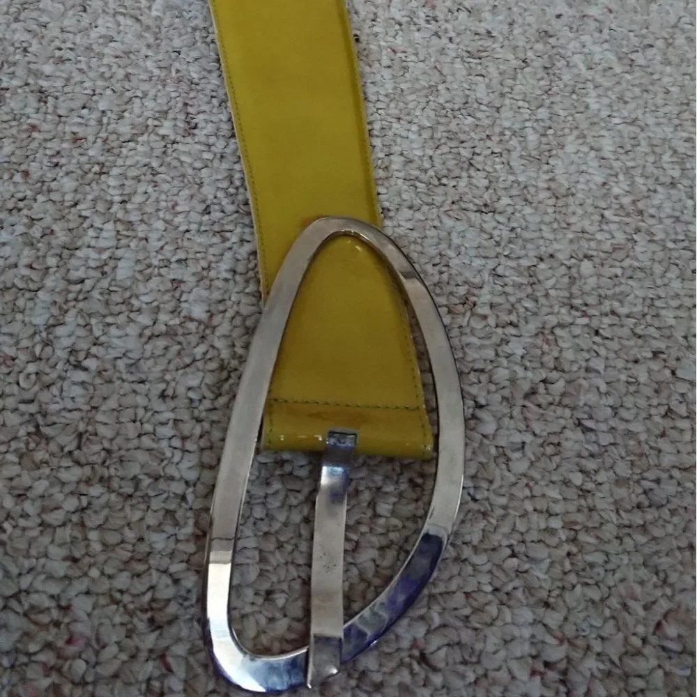 giuseppe zanotti yellow belt